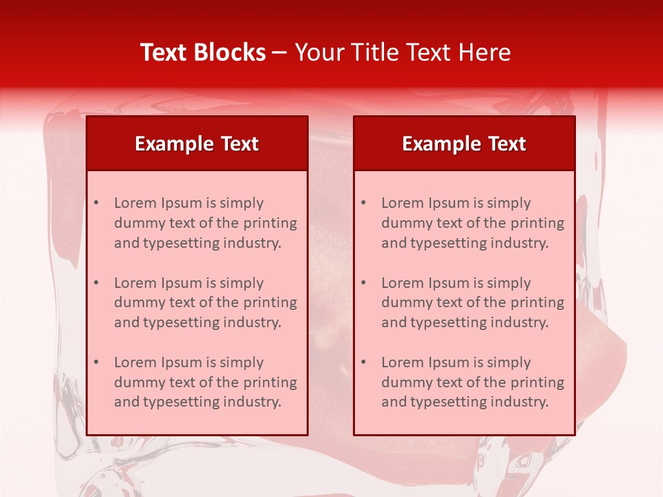 Transparent White Eating PowerPoint Template