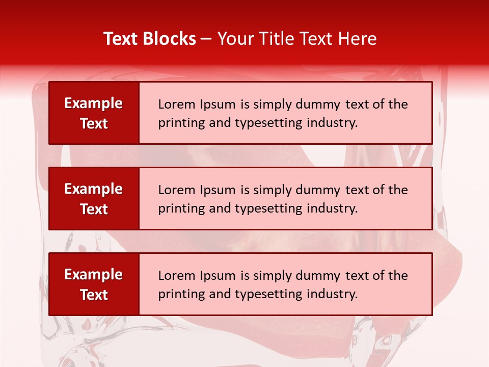 Transparent White Eating PowerPoint Template