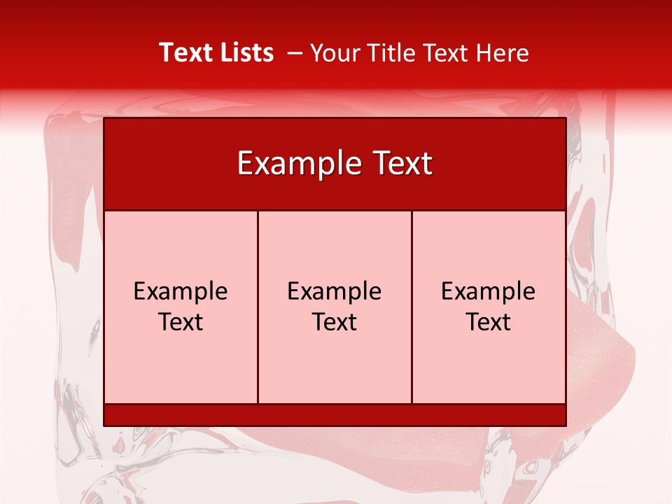 Transparent White Eating PowerPoint Template
