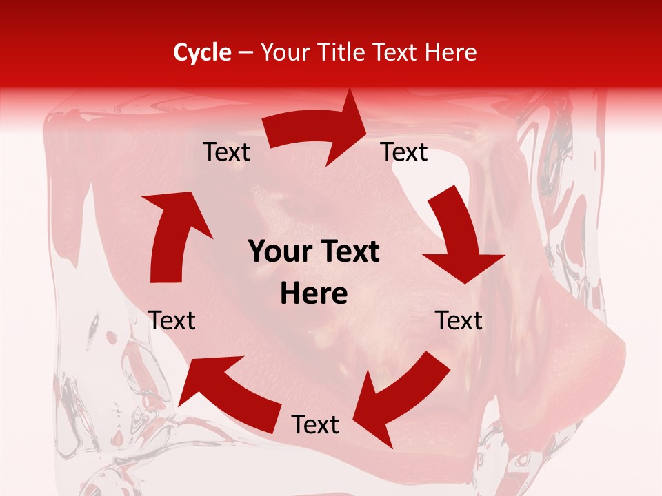 Transparent White Eating PowerPoint Template