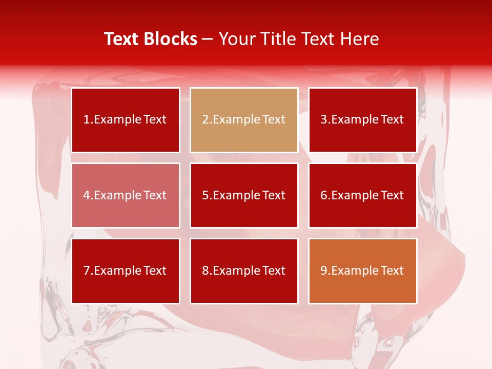 Transparent White Eating PowerPoint Template