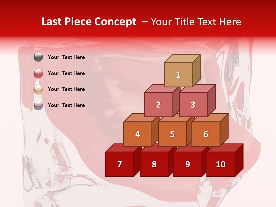 Transparent White Eating PowerPoint Template