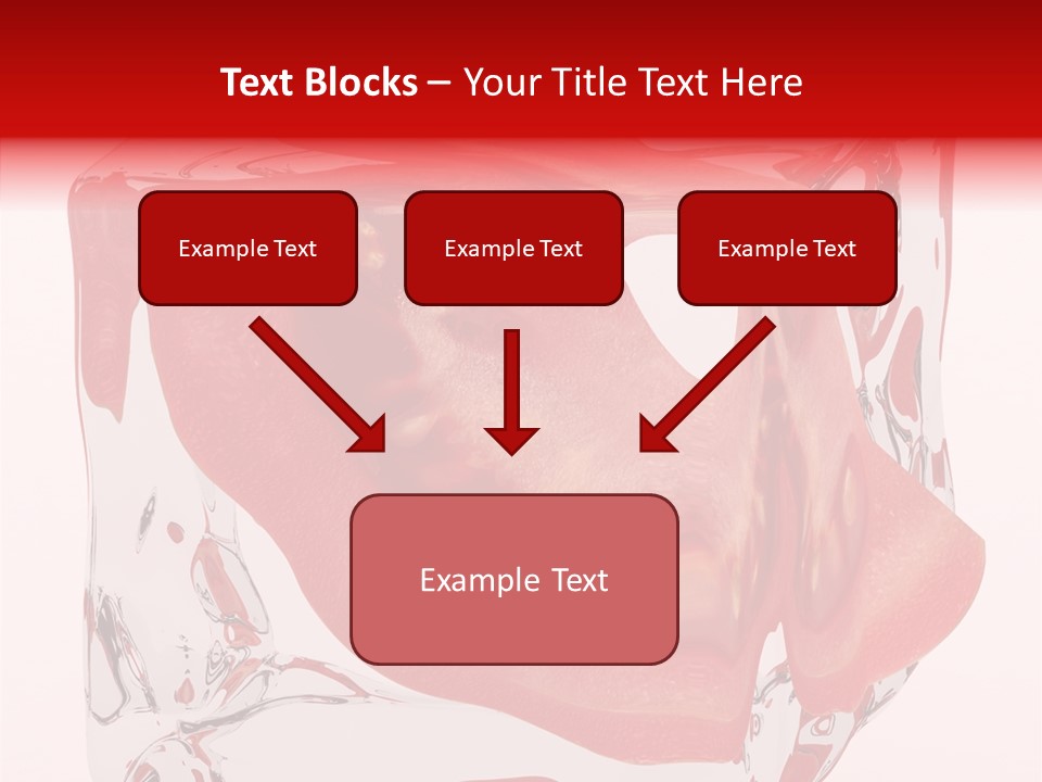 Transparent White Eating PowerPoint Template