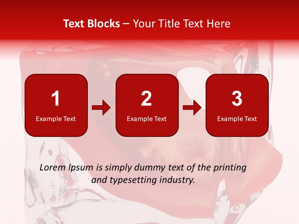 Transparent White Eating PowerPoint Template