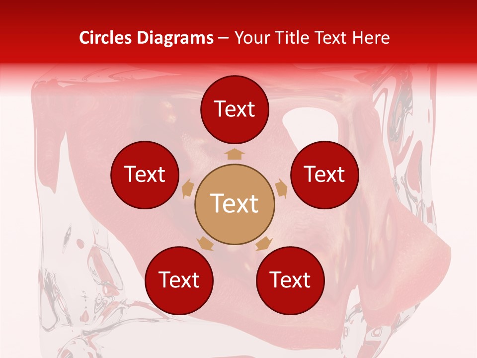 Transparent White Eating PowerPoint Template