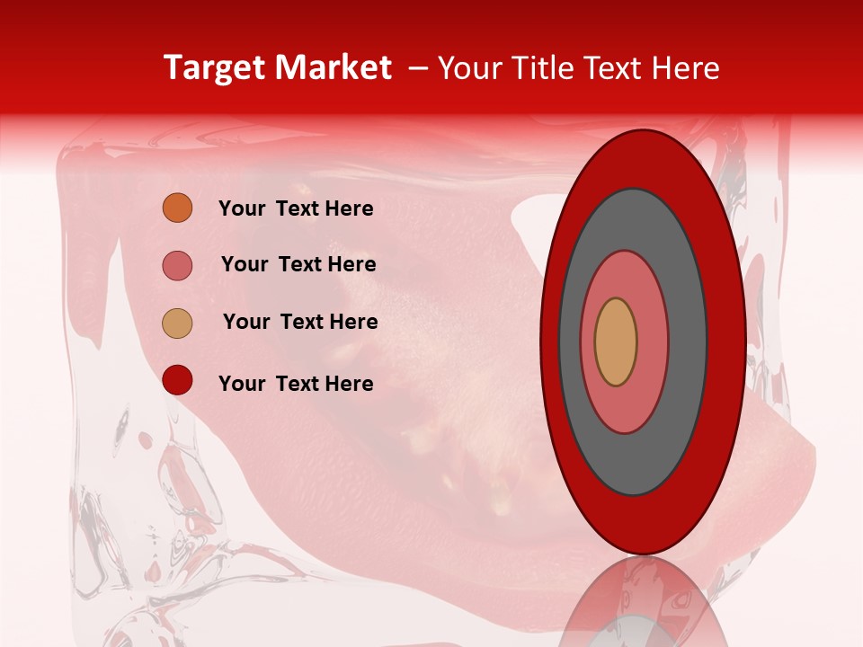 Transparent White Eating PowerPoint Template