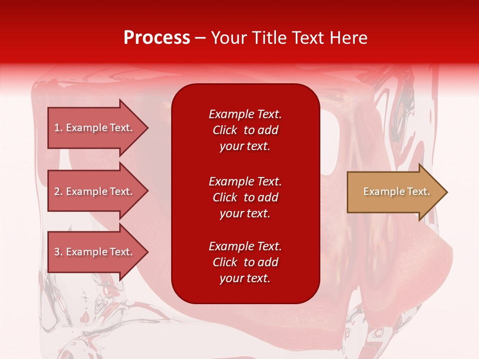 Transparent White Eating PowerPoint Template