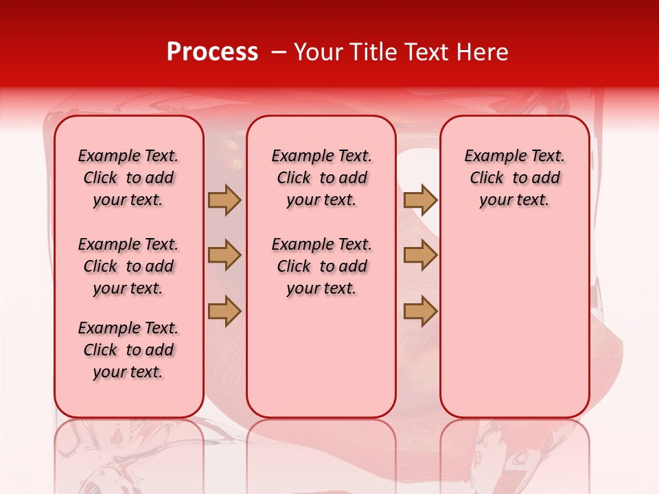 Transparent White Eating PowerPoint Template