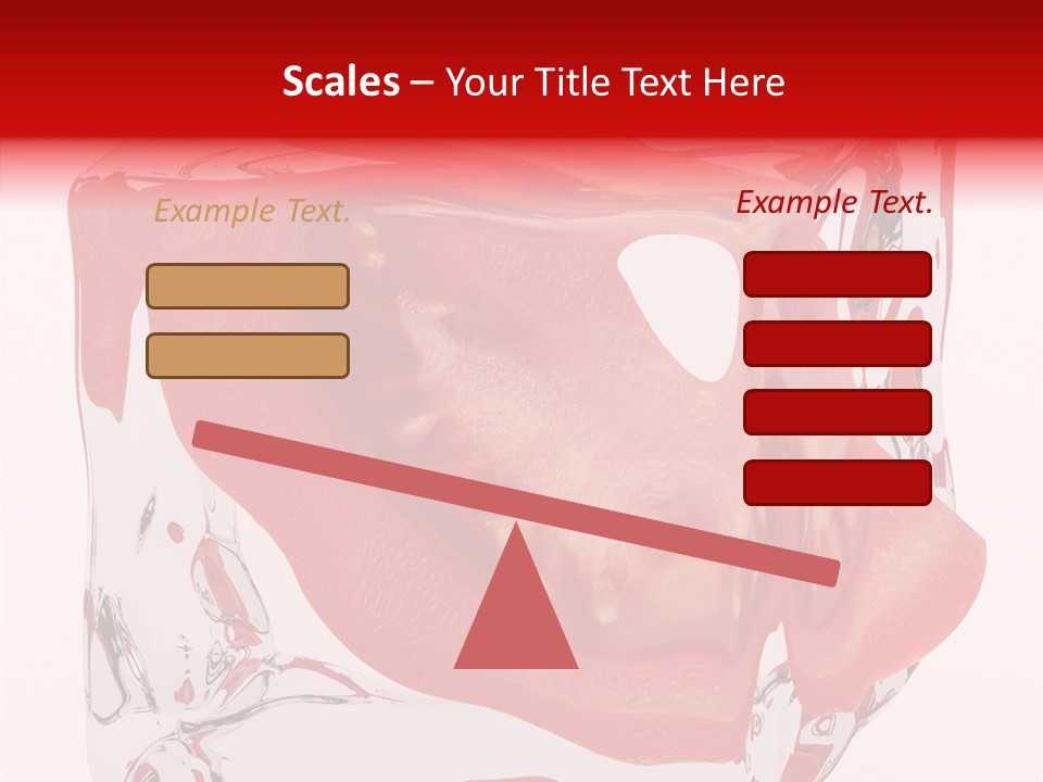 Transparent White Eating PowerPoint Template