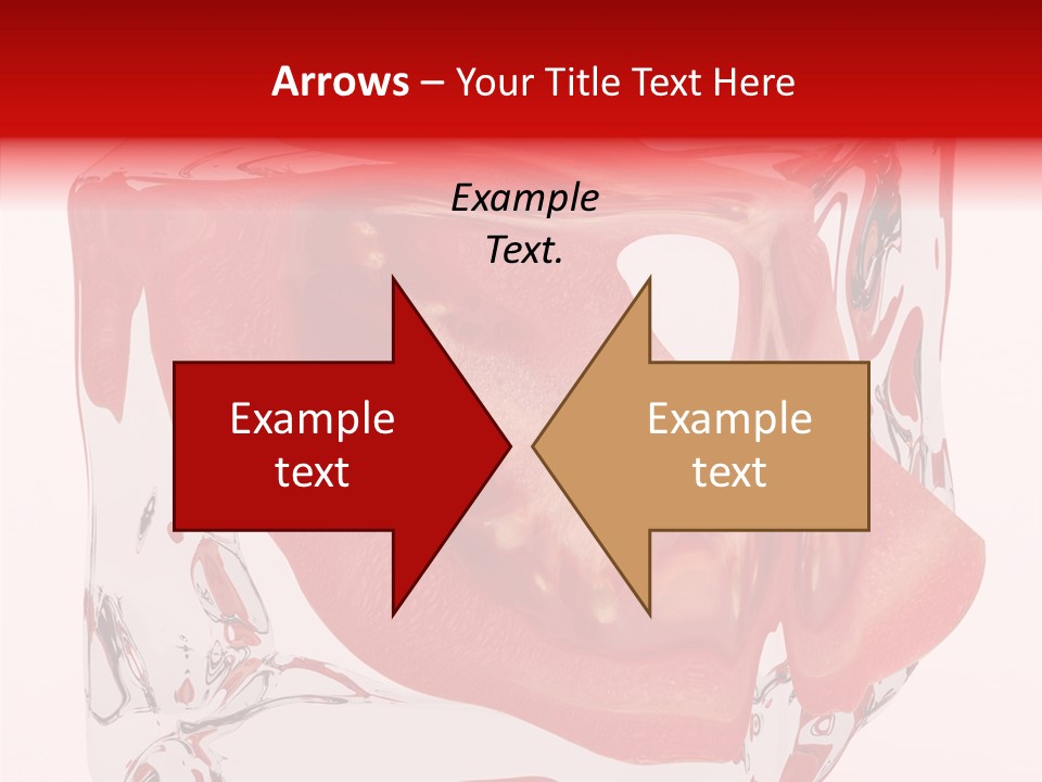 Transparent White Eating PowerPoint Template