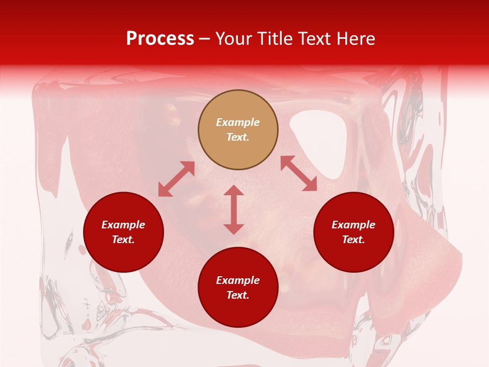 Transparent White Eating PowerPoint Template