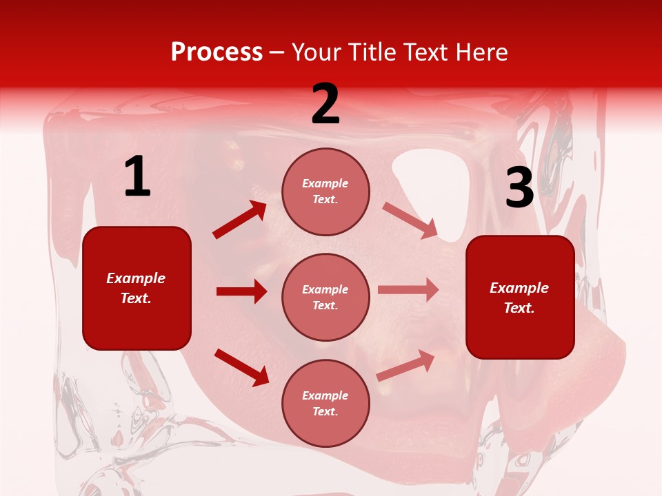 Transparent White Eating PowerPoint Template
