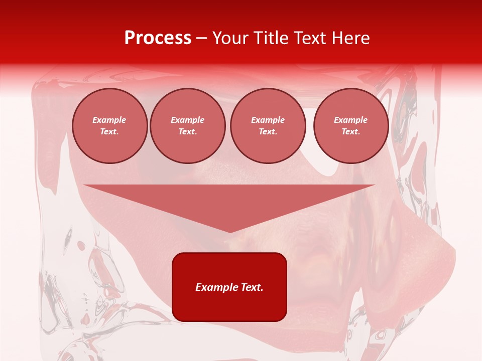 Transparent White Eating PowerPoint Template