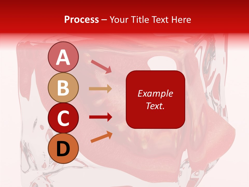 Transparent White Eating PowerPoint Template