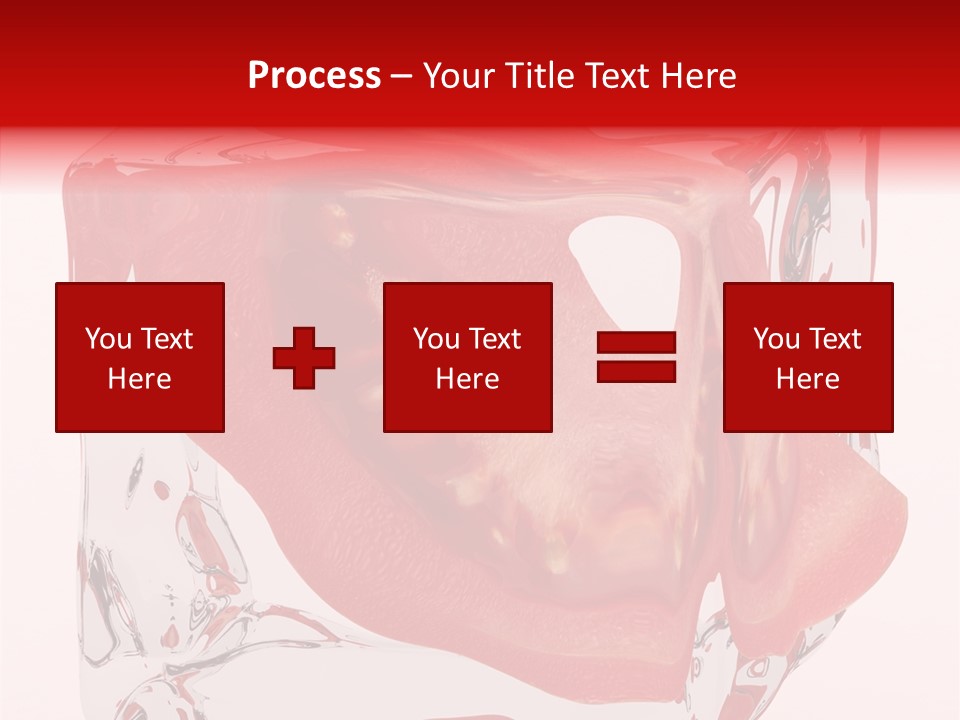 Transparent White Eating PowerPoint Template