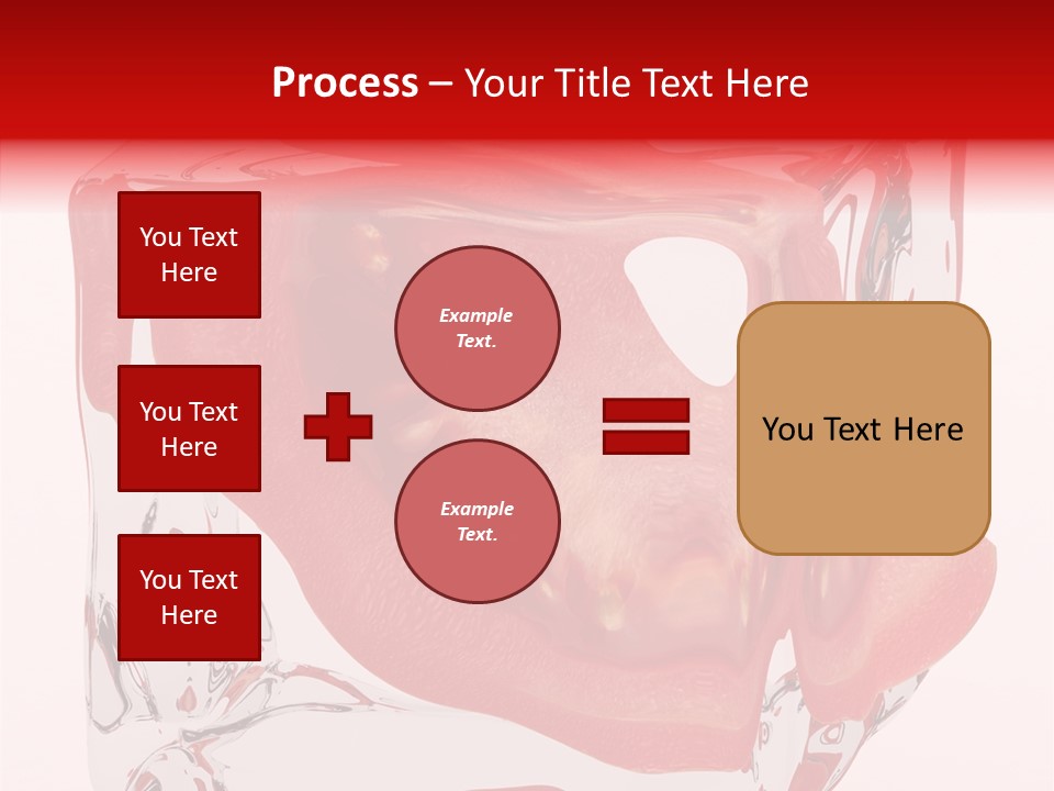 Transparent White Eating PowerPoint Template