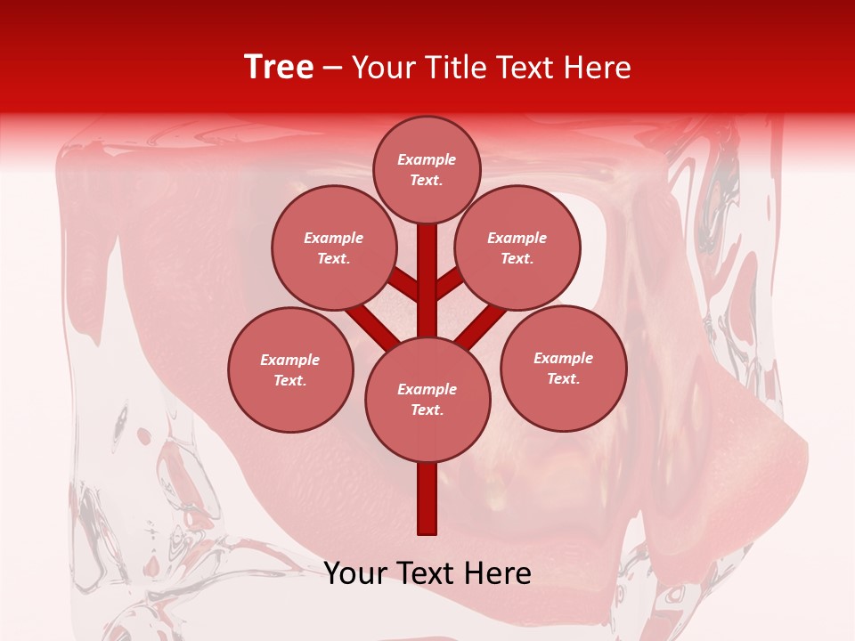 Transparent White Eating PowerPoint Template