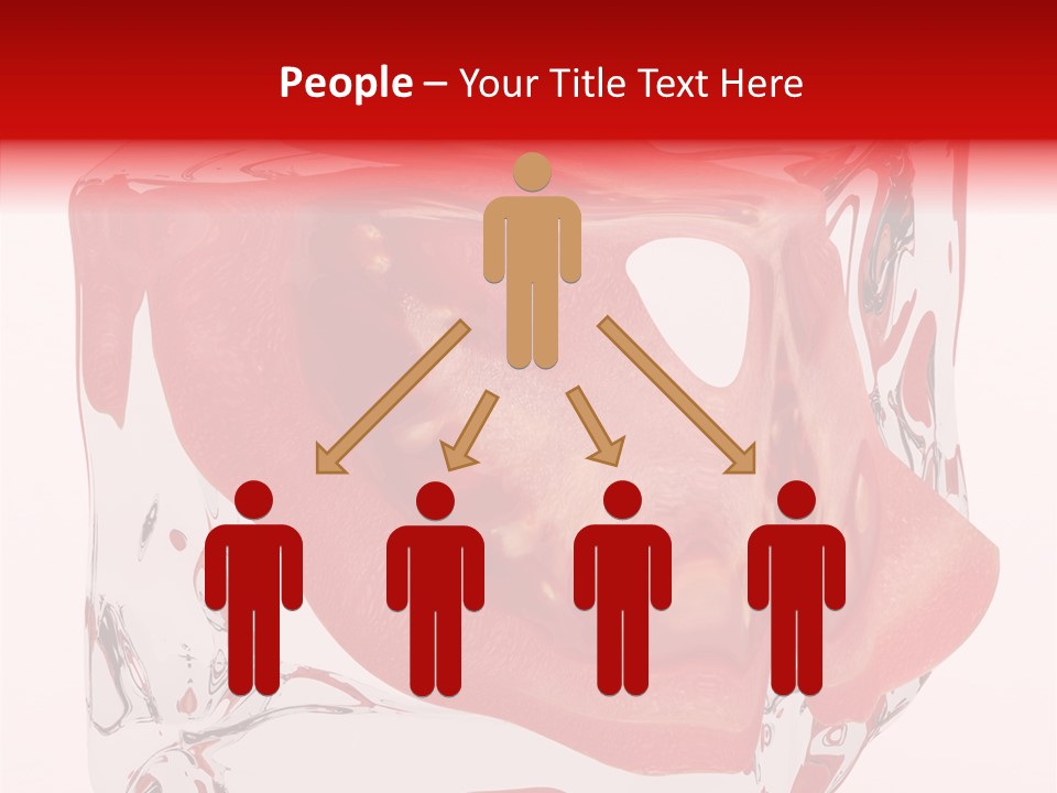 Transparent White Eating PowerPoint Template