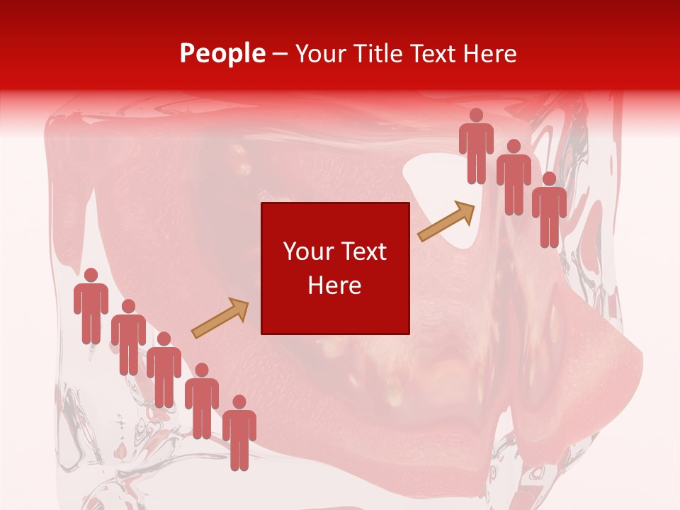 Transparent White Eating PowerPoint Template