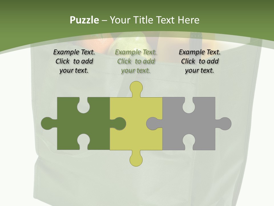 Celery Banana Green PowerPoint Template