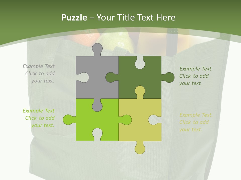 Celery Banana Green PowerPoint Template