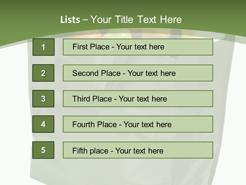 Celery Banana Green PowerPoint Template