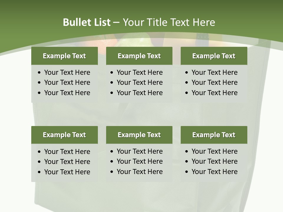 Celery Banana Green PowerPoint Template