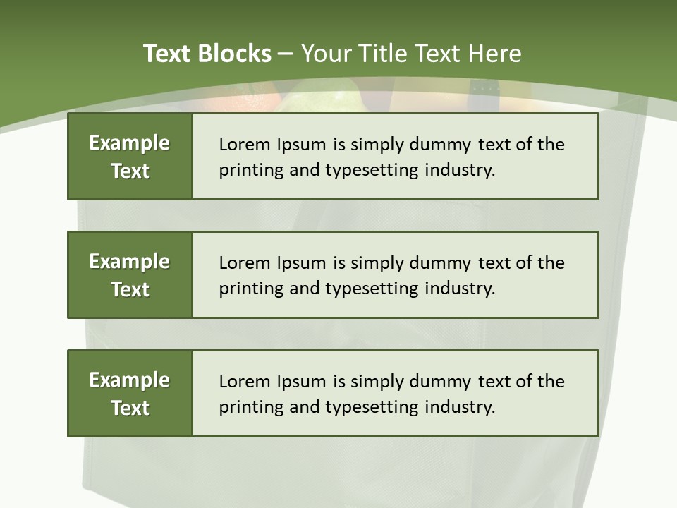Celery Banana Green PowerPoint Template