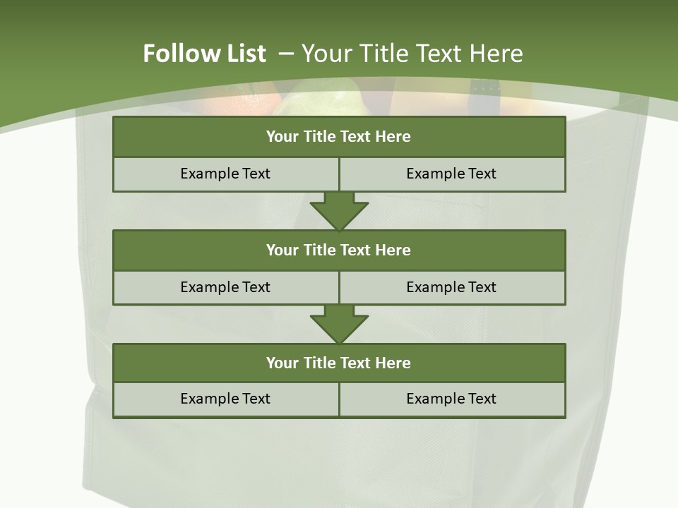 Celery Banana Green PowerPoint Template