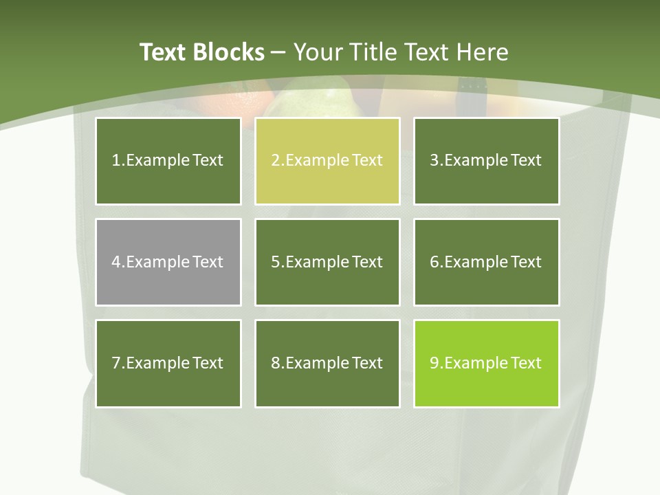 Celery Banana Green PowerPoint Template