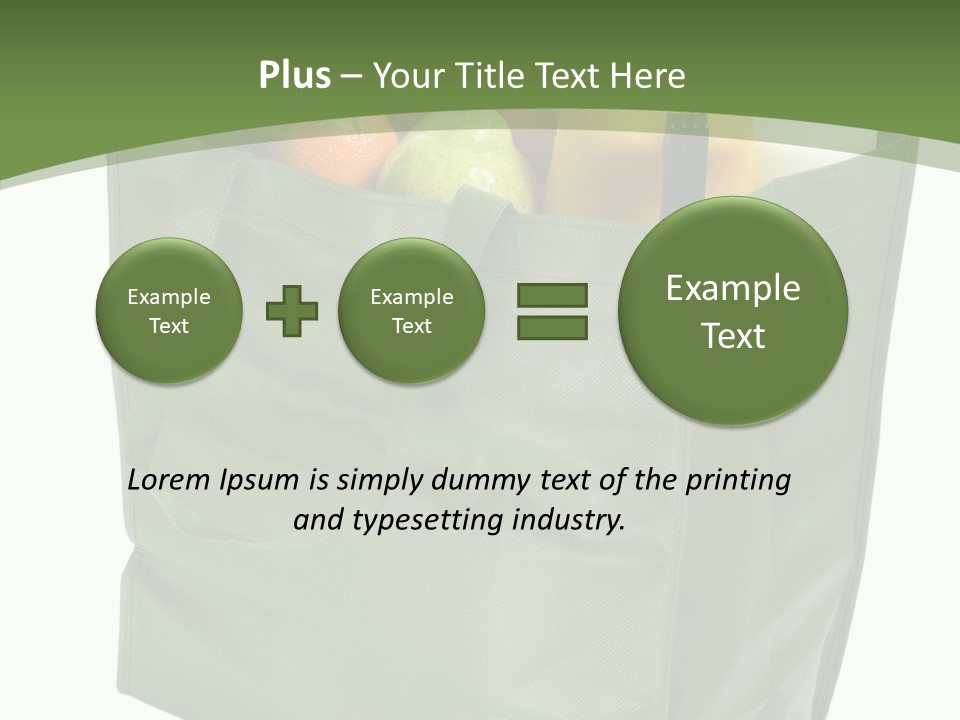 Celery Banana Green PowerPoint Template