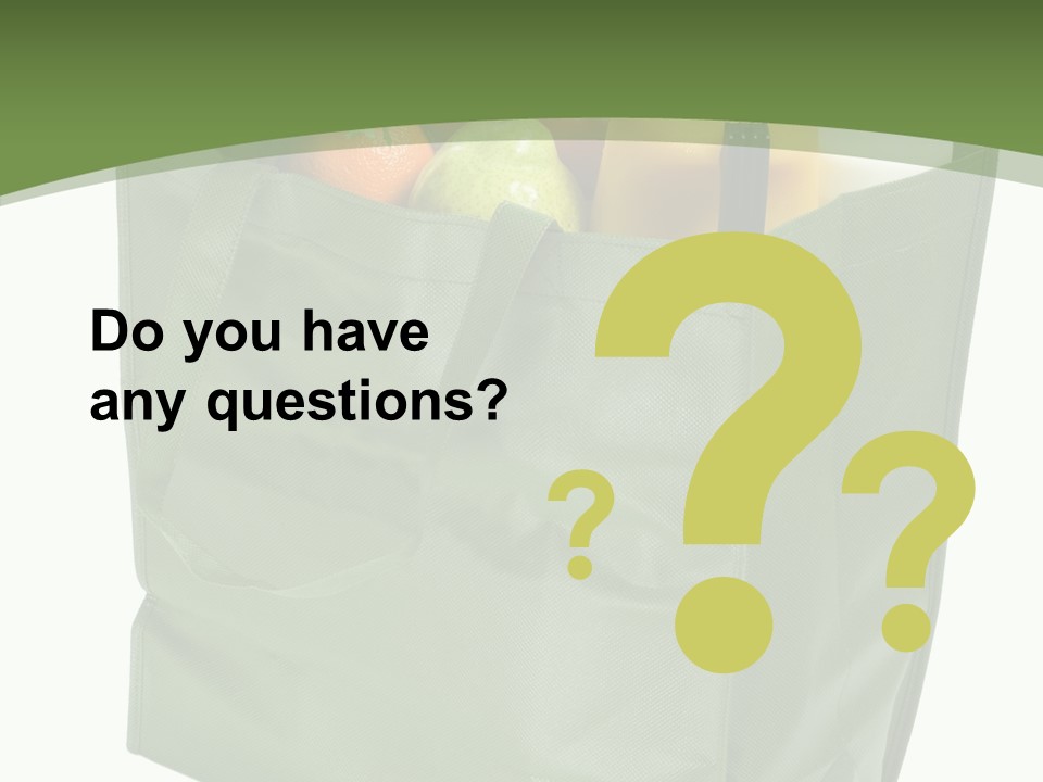 Celery Banana Green PowerPoint Template