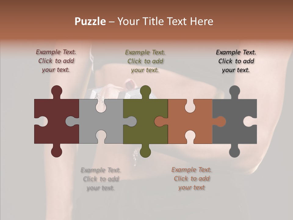 Trim Sexy Midriff PowerPoint Template