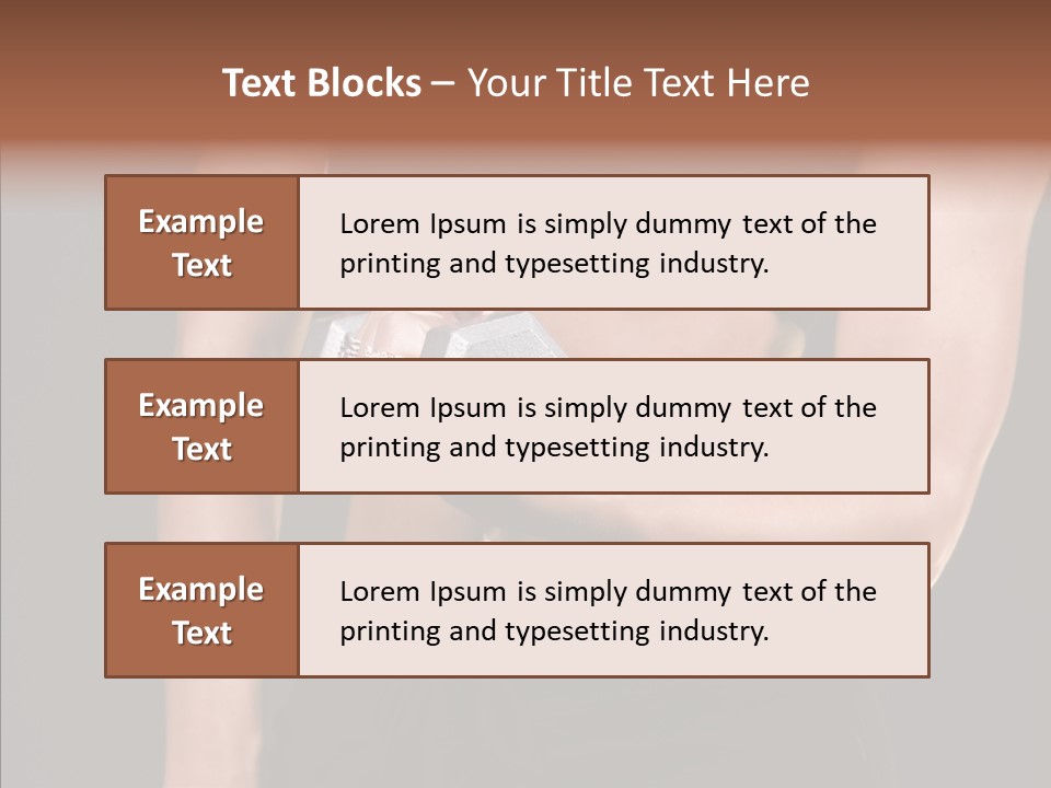 Trim Sexy Midriff PowerPoint Template