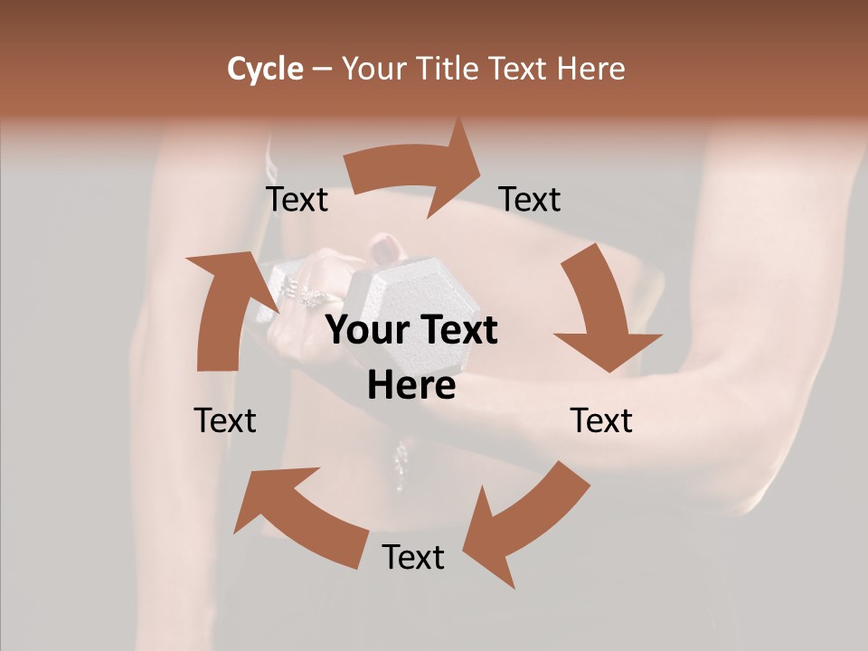 Trim Sexy Midriff PowerPoint Template