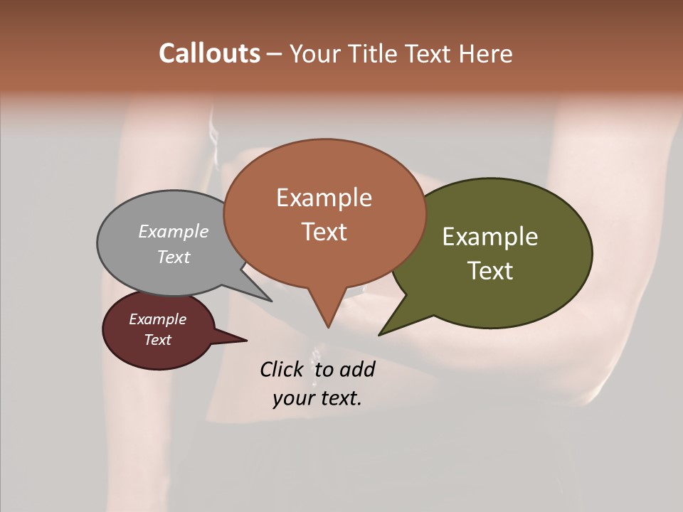 Trim Sexy Midriff PowerPoint Template
