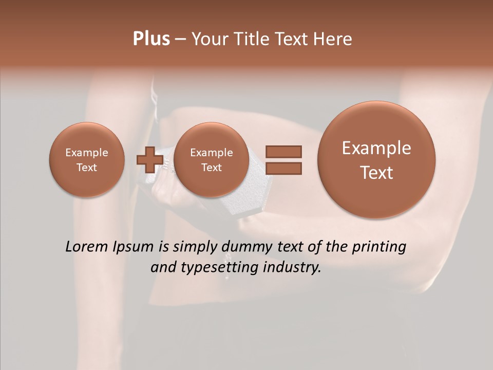 Trim Sexy Midriff PowerPoint Template
