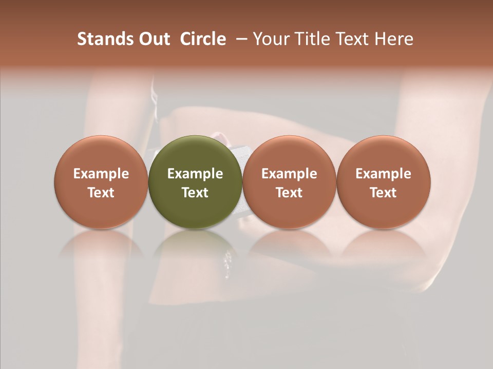 Trim Sexy Midriff PowerPoint Template