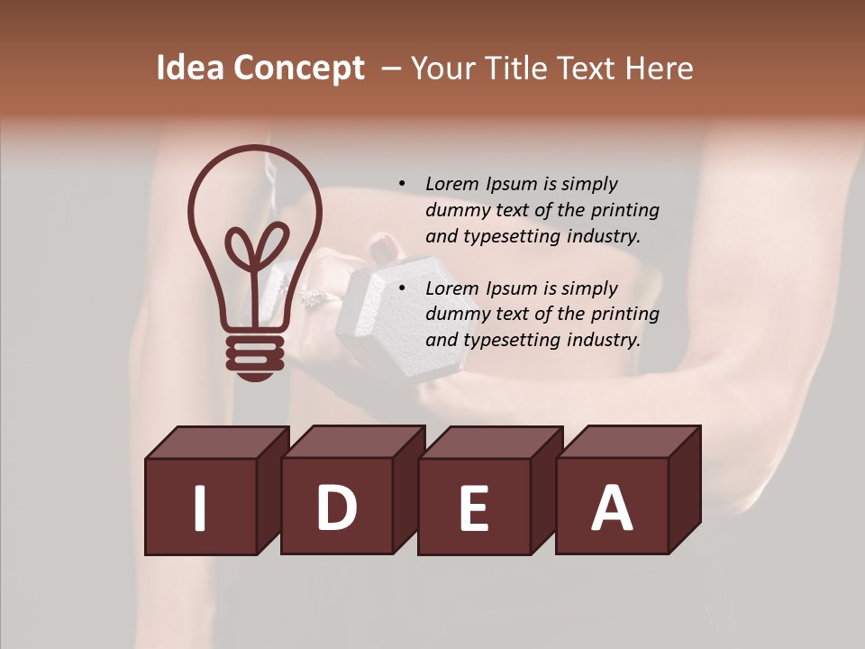 Trim Sexy Midriff PowerPoint Template