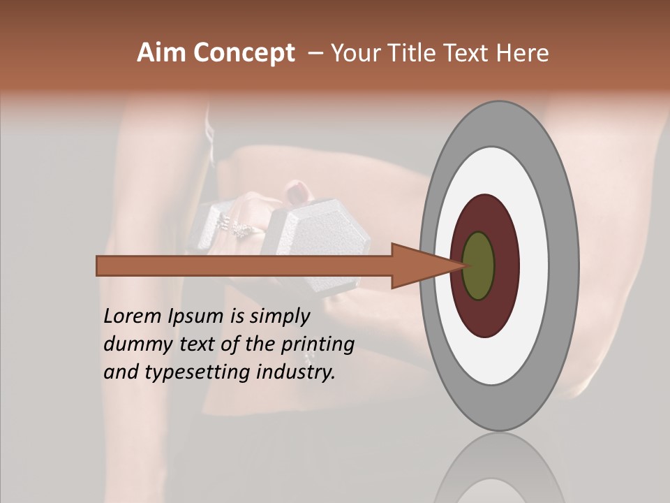 Trim Sexy Midriff PowerPoint Template