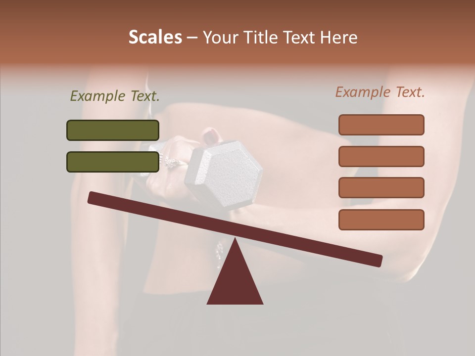 Trim Sexy Midriff PowerPoint Template
