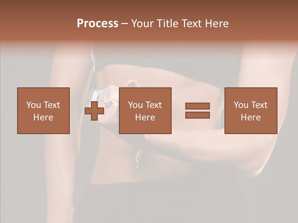 Trim Sexy Midriff PowerPoint Template