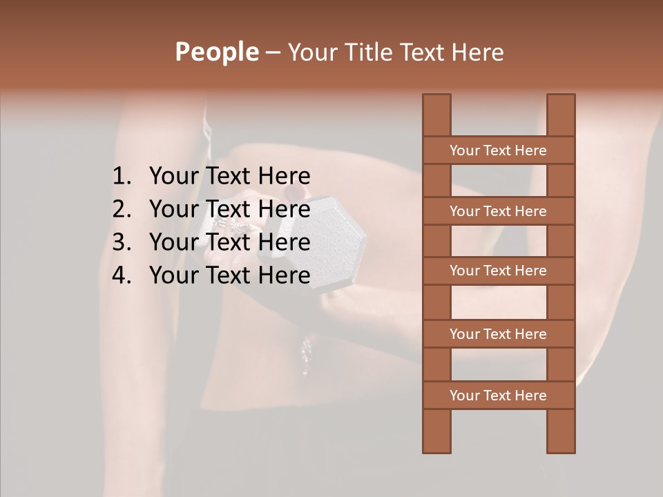 Trim Sexy Midriff PowerPoint Template