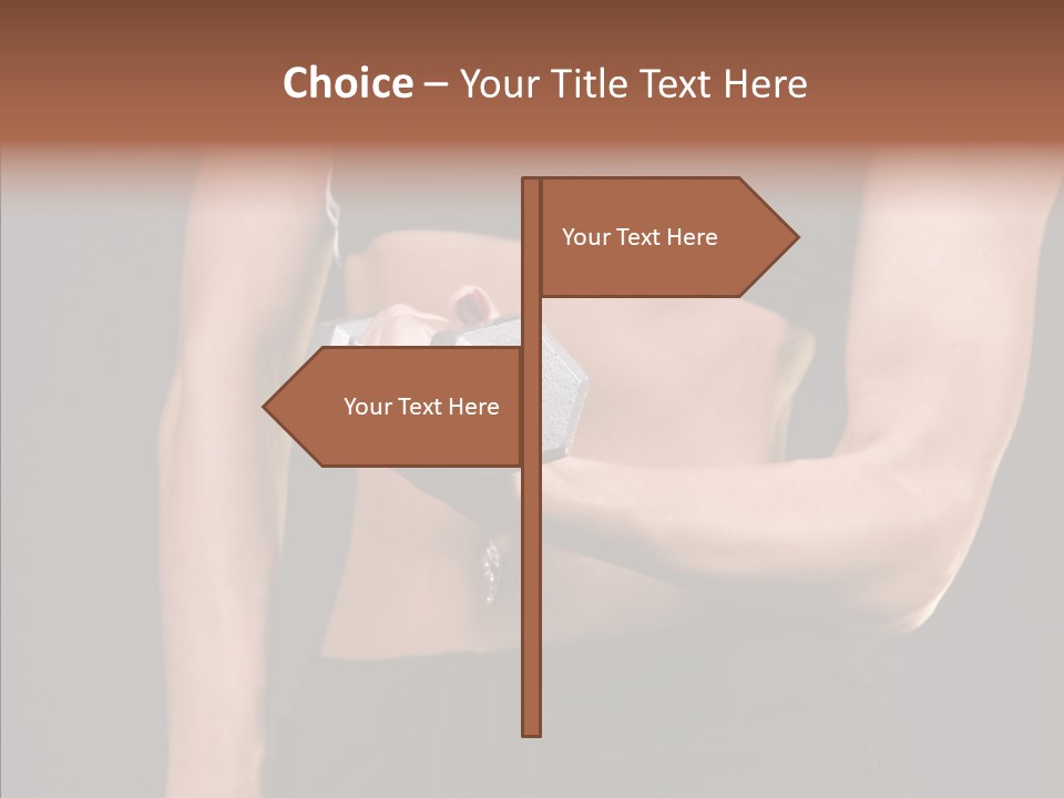 Trim Sexy Midriff PowerPoint Template