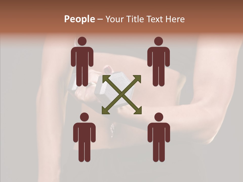 Trim Sexy Midriff PowerPoint Template