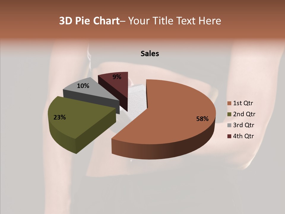 Trim Sexy Midriff PowerPoint Template