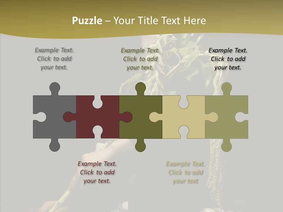 Girl Femininity Indonesian PowerPoint Template