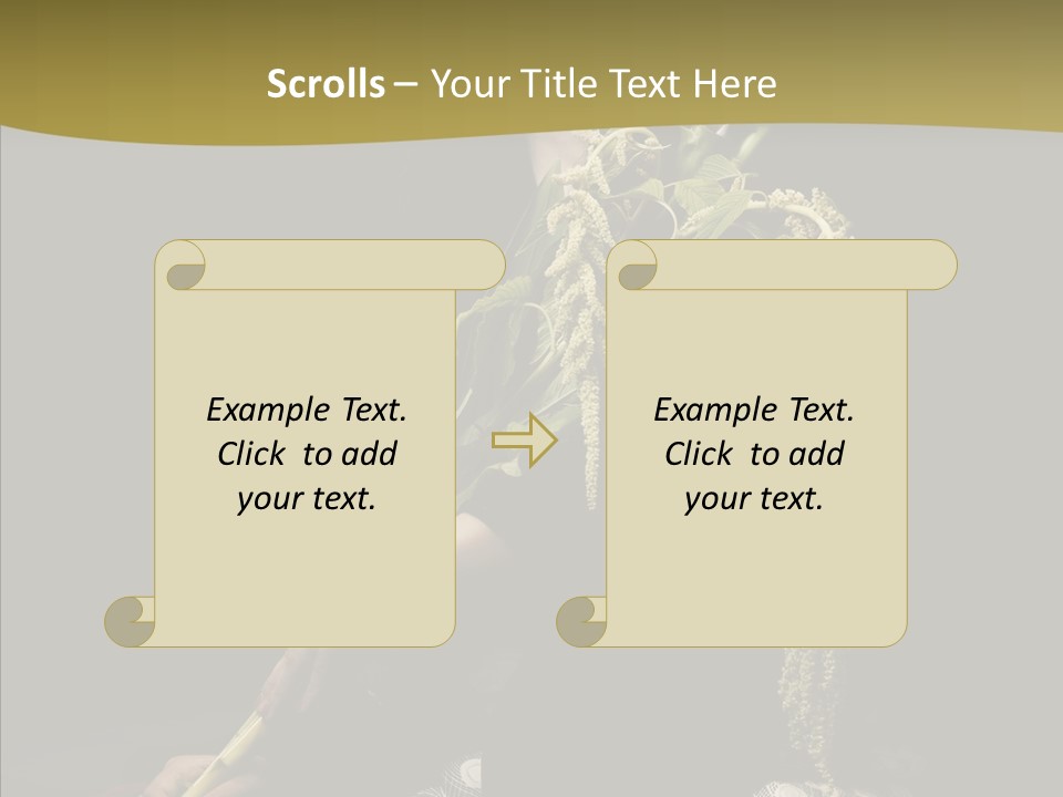 Girl Femininity Indonesian PowerPoint Template