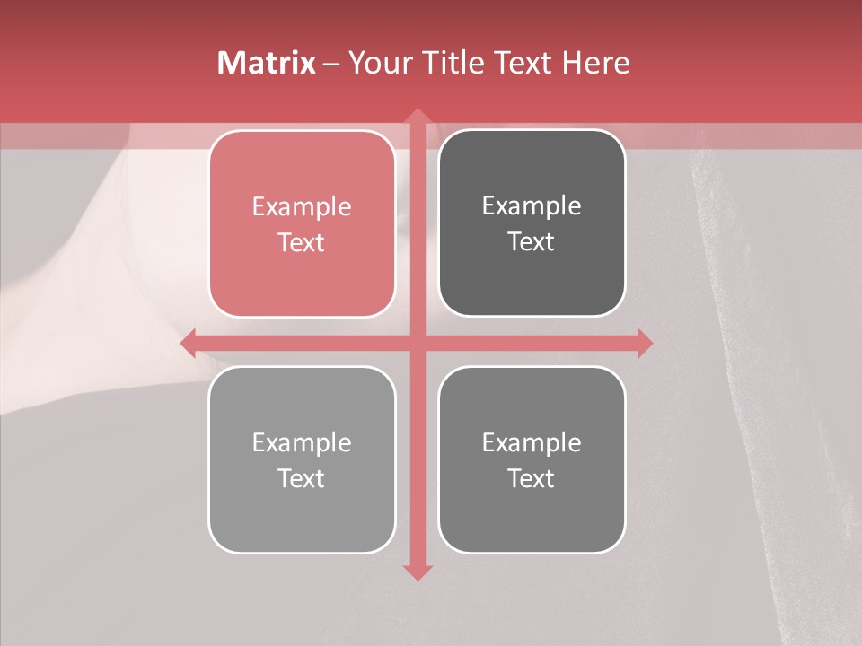 Face Young Sensuality PowerPoint Template