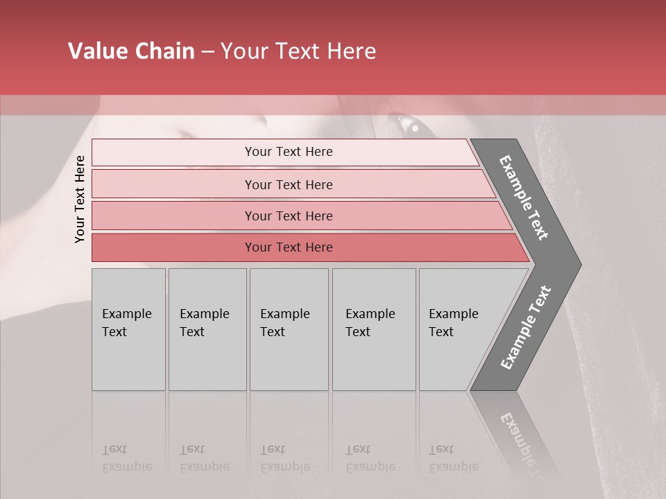 Face Young Sensuality PowerPoint Template